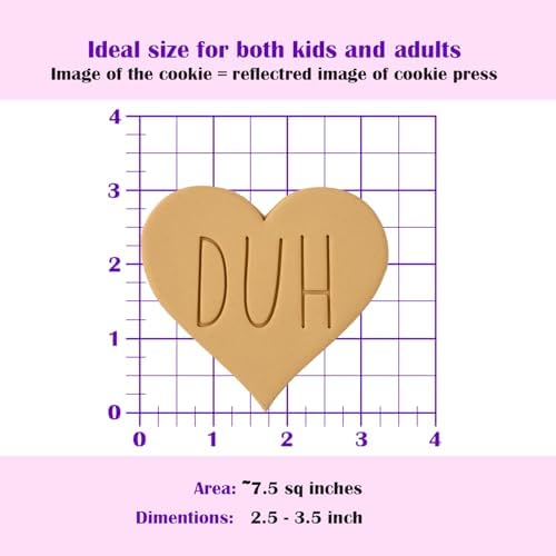 Marshmallow Bliss Heart DUH Cookie Cutter