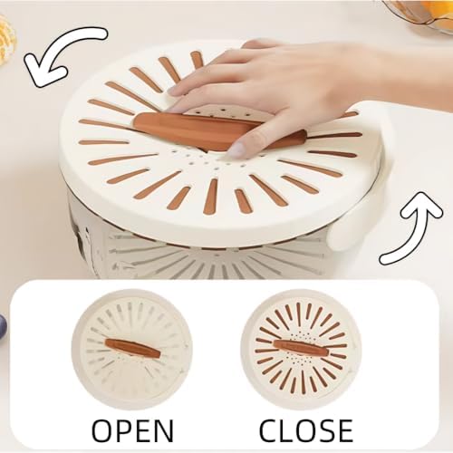 Collapsible Handle for Fruit Washing and Veggie Cleaning