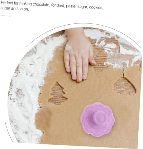 8pc 3D cartoon cookie molds set for baking fun and holiday treats
