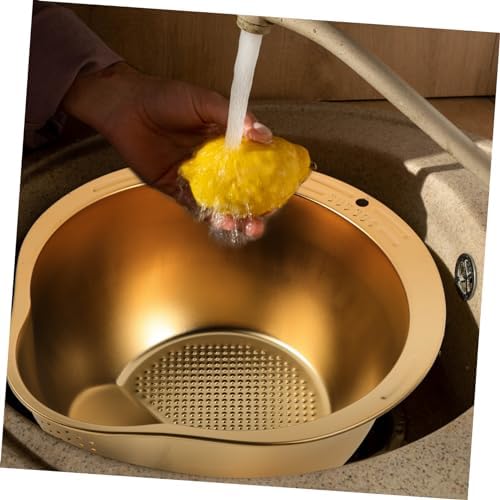Premium Kitchen Strainer Basket with Stainless Steel Design