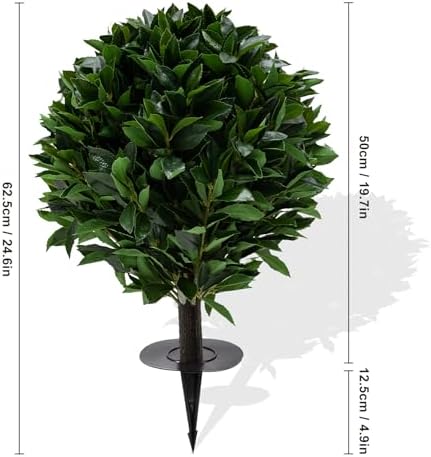 24 Outdoor Artificial Topiary Gonuien Evergreen Shrub Set
