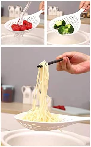2 PCS Pasta Skimeter Spoons Durable Kitchen Tools for Easy Drainage