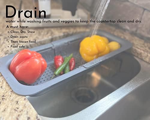 Collapsible Over-the-Sink Colander