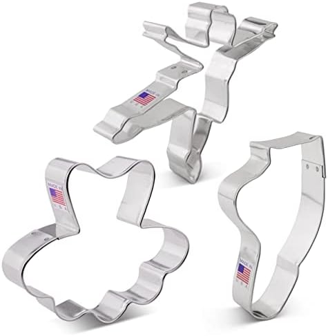 Ann Clark Ballet Dance Cookie Cutters 3-Piece Set