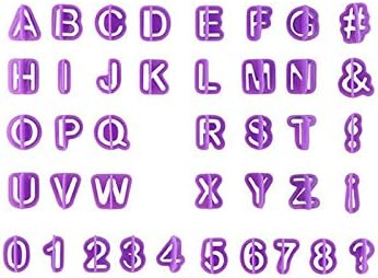 40-PC ABC Numerical Mold Set
