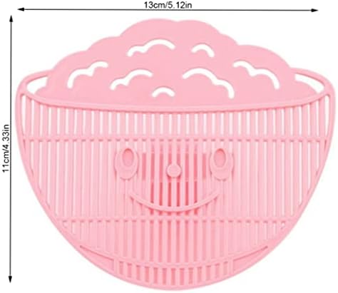 Pink Clip On Strainer for Pots Pans and Bowls