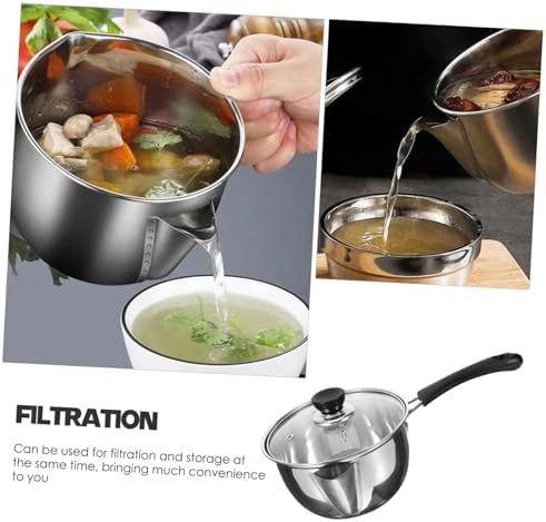 Stainless Steel Oil Storage Can with Strainer Spout