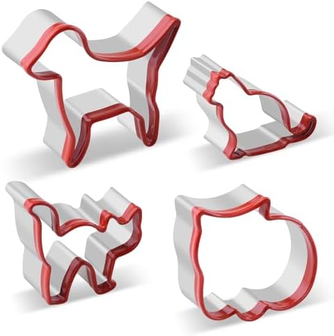 Apokney Cat Cookie Cutters Set 4 Pieces