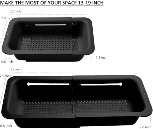 collapsible colanderstrainer for kitchen