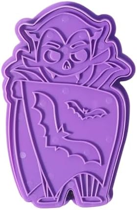 PME Creepy Halloween Cookie Cutters Stamps - Creepy Characters Set of 3