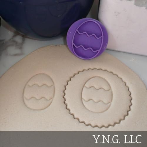 Easter Egg Cookie Stamp Emboisser USA Made