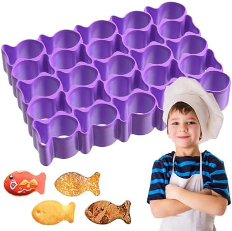 Golden Fish Cutter - 25 Cavity Snack Mold
