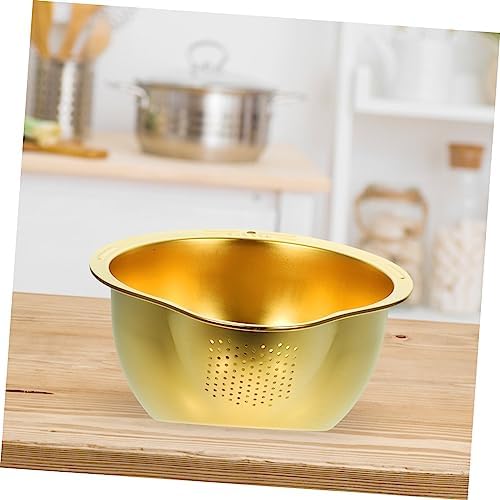 Stainless SteelPro Multi-Purpose Vegetable Fruit Cleaning Bowl for Home Kitchen Use