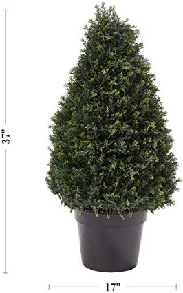 Pure Garden 37-Tower Artificial Cypress Topiary