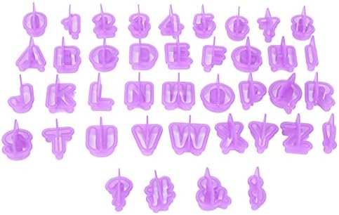 40PC Alphabet and Number Cookie Set