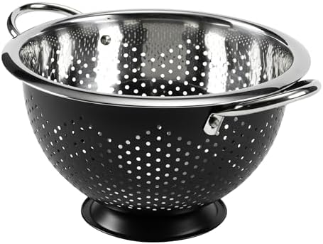 GoodCook Gourmet Colander 5qt Durable stainless steel colander with handles