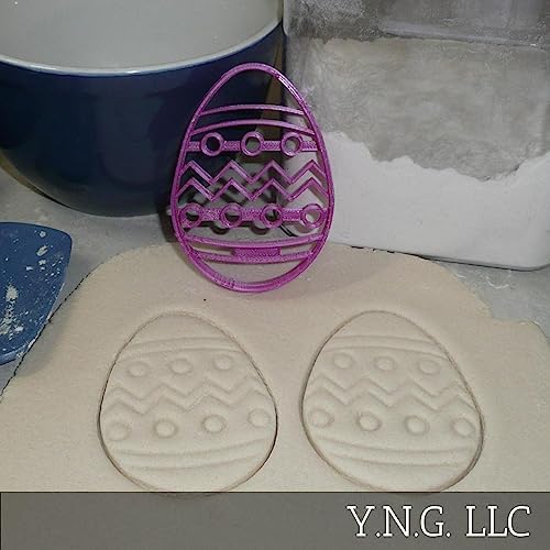 Easter egg detailed design spring season cookie cutter made in USA