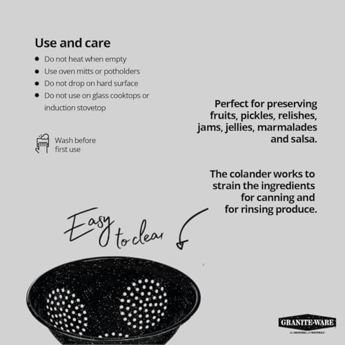 Efficient stainless steel colander with large holes for easy drainage