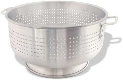 Crestware 30 Quart Aluminum Colander Metallic