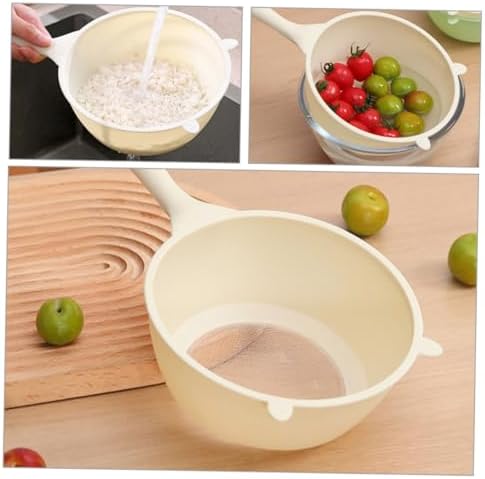 High-Quality Mesh Strainer Kitchen Tool White