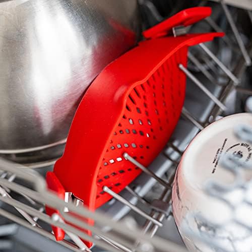 Arlig Clip On Silicone Food Strainer Universal Fit