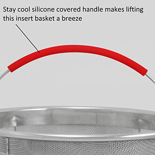 ExcelSteel 375 Qt Strainer Red