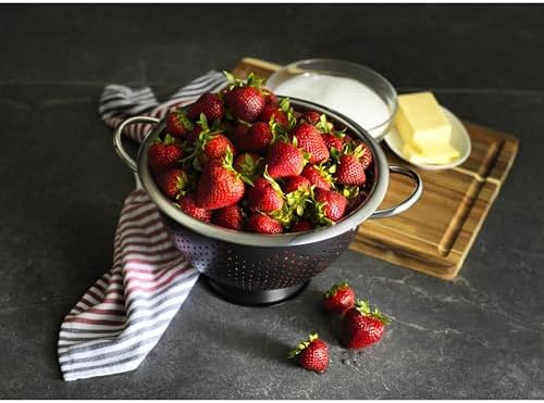 GoodCook Gourmet Colander 5qt Durable stainless steel colander with handles