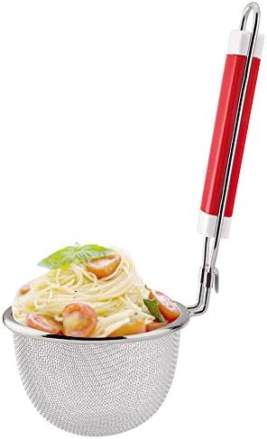 Stainless Steel Strainer Basket Premium with Handle Durable Kitchen Essential