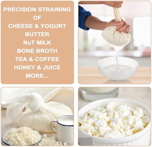 Nut Milk Strainer - Reusable Cheese Cloth - 20 x 30 cm