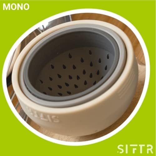 SIFTR Mini Colander Set - Flexible Silicone Can Strainer for Kitchen Gadget