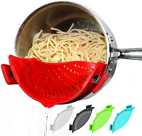Arlig Clip On Silicone Food Strainer Universal Fit
