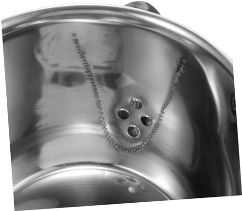 304 Stainless Steel Kitchen Oil Separator with Glass Lid