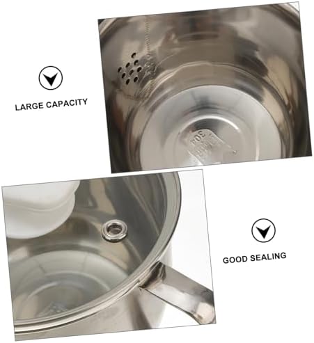 Garneck Stainless Steel Grease Bowl Anti-Scald Overflow-Free