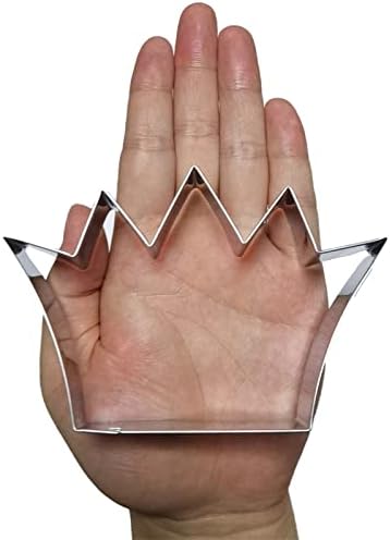 Professional Large Size Crown Cookie Cutter Stainless Steel QueenKingPrincePrincess