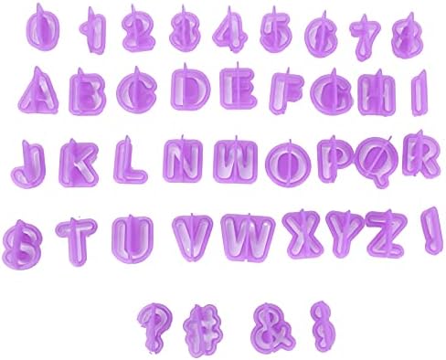 40PC Alphabet and Number Cookie Set