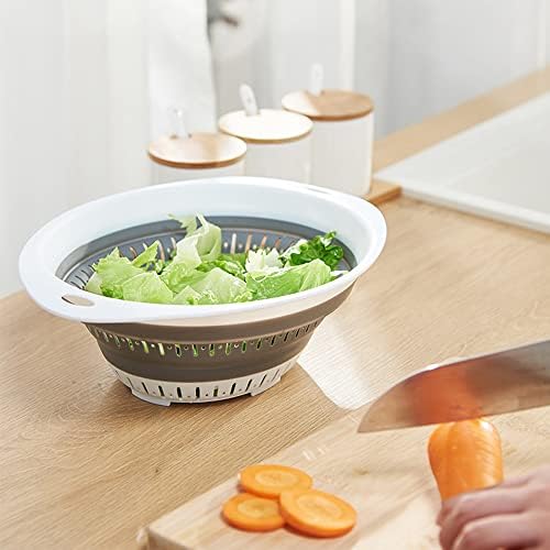 YYDS 2Pack Silicone Colander for Pasta Veggies Quick Drainage