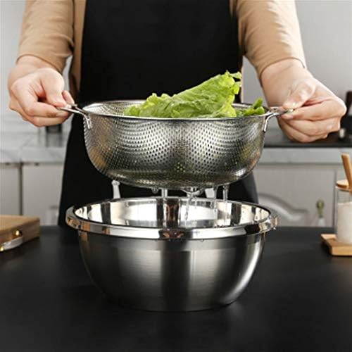 Durable Stainless Steel Colander 165-405cm Multi-Functional Kitchen Tool