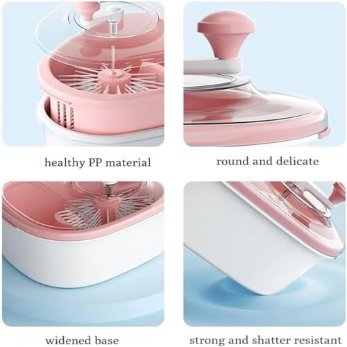 ACMEDICA Fruit Cleaner Spinner with Brush Blue