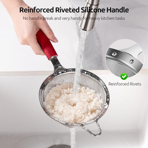 U-Taste Medium Fine Mesh Strainer 188 Stainless Steel