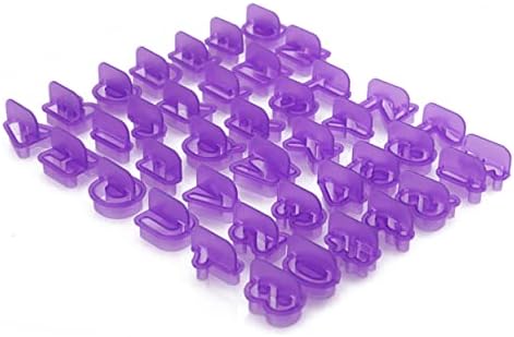 GRIRIW 40pc Baking Alphabet Number Mold Set