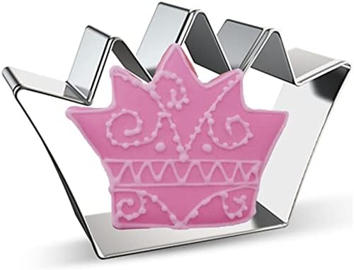 Professional Large Size Crown Cookie Cutter Stainless Steel QueenKingPrincePrincess