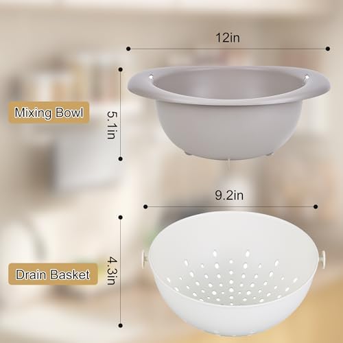 VECELO 2-in-1 Colander Set