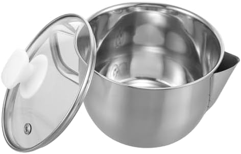 304 Stainless Steel Kitchen Oil Separator with Glass Lid
