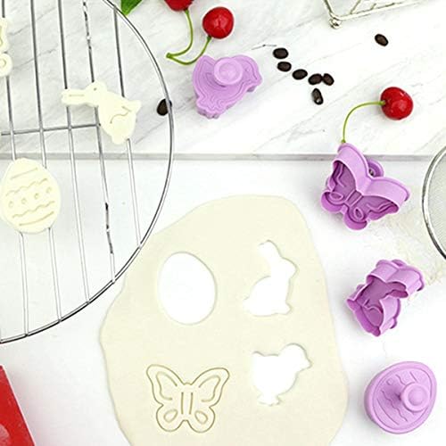 Mini Easter Cookie Cutters with Spring Ejection Set of 4