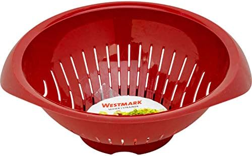 Westmark Red Colander and Strainer