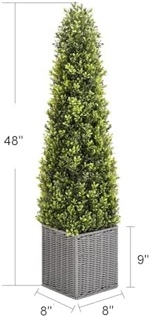 Elevate Your Space with theSEVENLOVE Boxwood Topiary Set