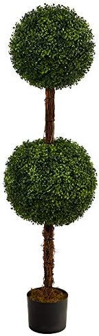 Nearly Natural Boxwood Topiary