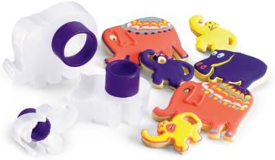 Cuisipro Purple Zoo Cookie Cutters Set