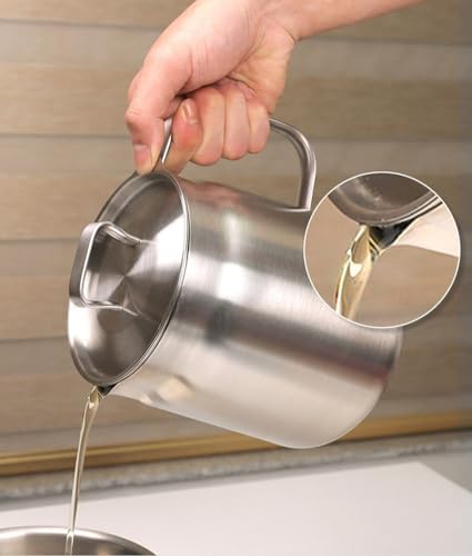 Bacon grease and cooking oil eliminator 304 stainless steel mesh oil strainer