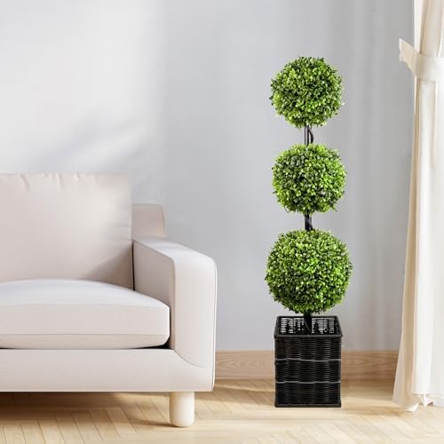 Boxwood Ball Topiaries 36 Set of 2 for Home Office